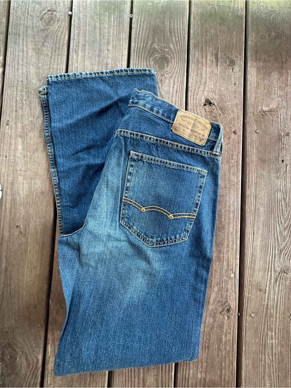 NWOT - American Eagle Outfitters Men's Blue Bootcut Jeans (never worn)!